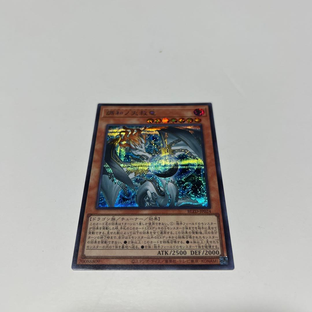 遊戯王 調和ノ天救竜　シークレット