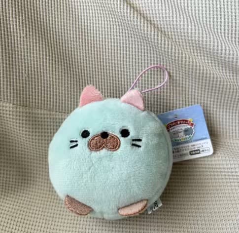 ミントグリーン 猫耳 ぬいぐるみ 約10cm - メルカリ