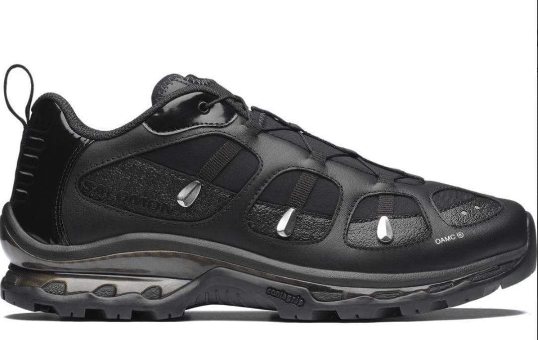 Salomon XT-QUEST OAMC ブラック 9.5 28cm Salomon x OAMC - XT-Quest ——————————————— Black/Footwear Silver 7