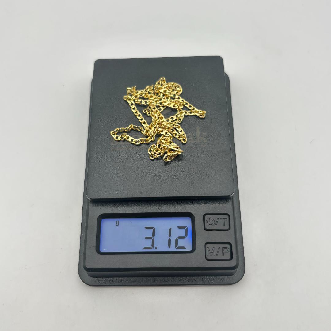 極美品 K18金 ゴールド ネックレス 3.12g K18刻印有り