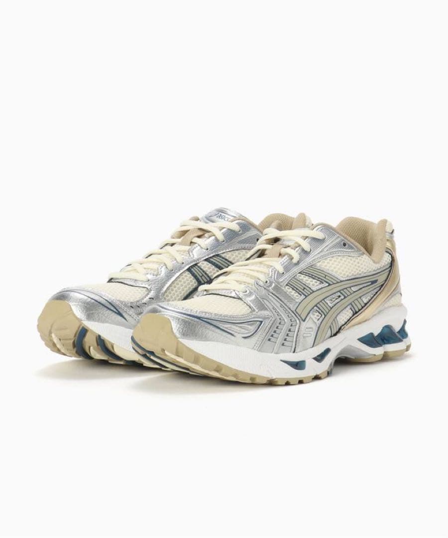 サ*キ様 Asics Gel-Kayano 14 ゲルカヤノ クリーム シルバー