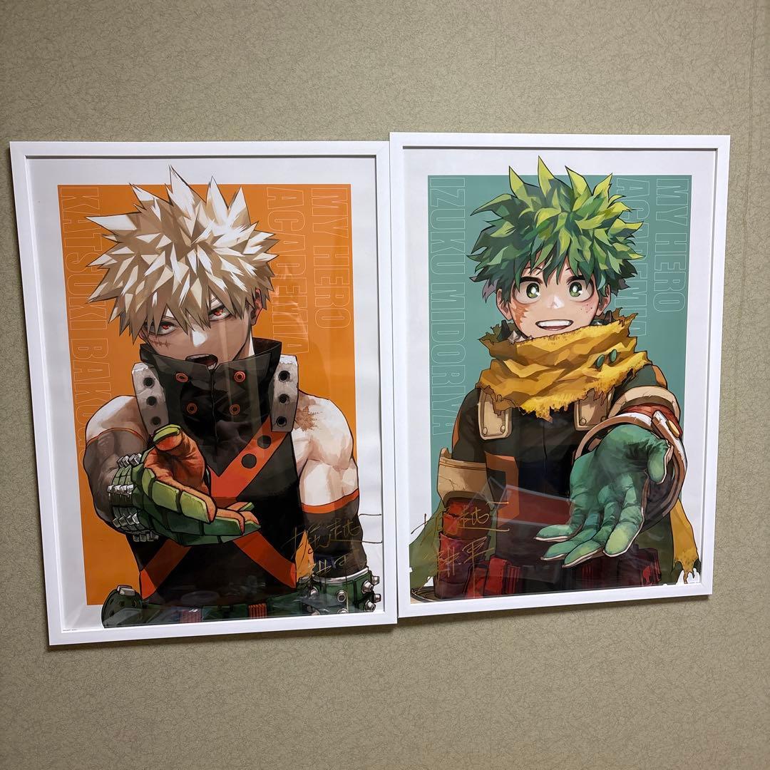 ヒロアカ　リッチポスター　B2 サイズ　ジャンプ　ポスター　2枚セット デジタル版週刊少年ジャンプ定期購読者限定 応募者全員サービス 僕の