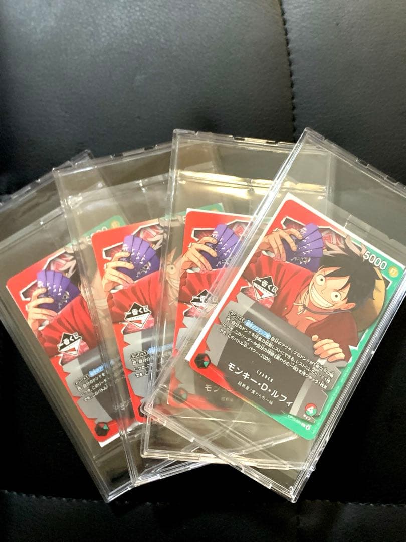 一番くじワンピースカードモンキーDルフィプロモカード4枚