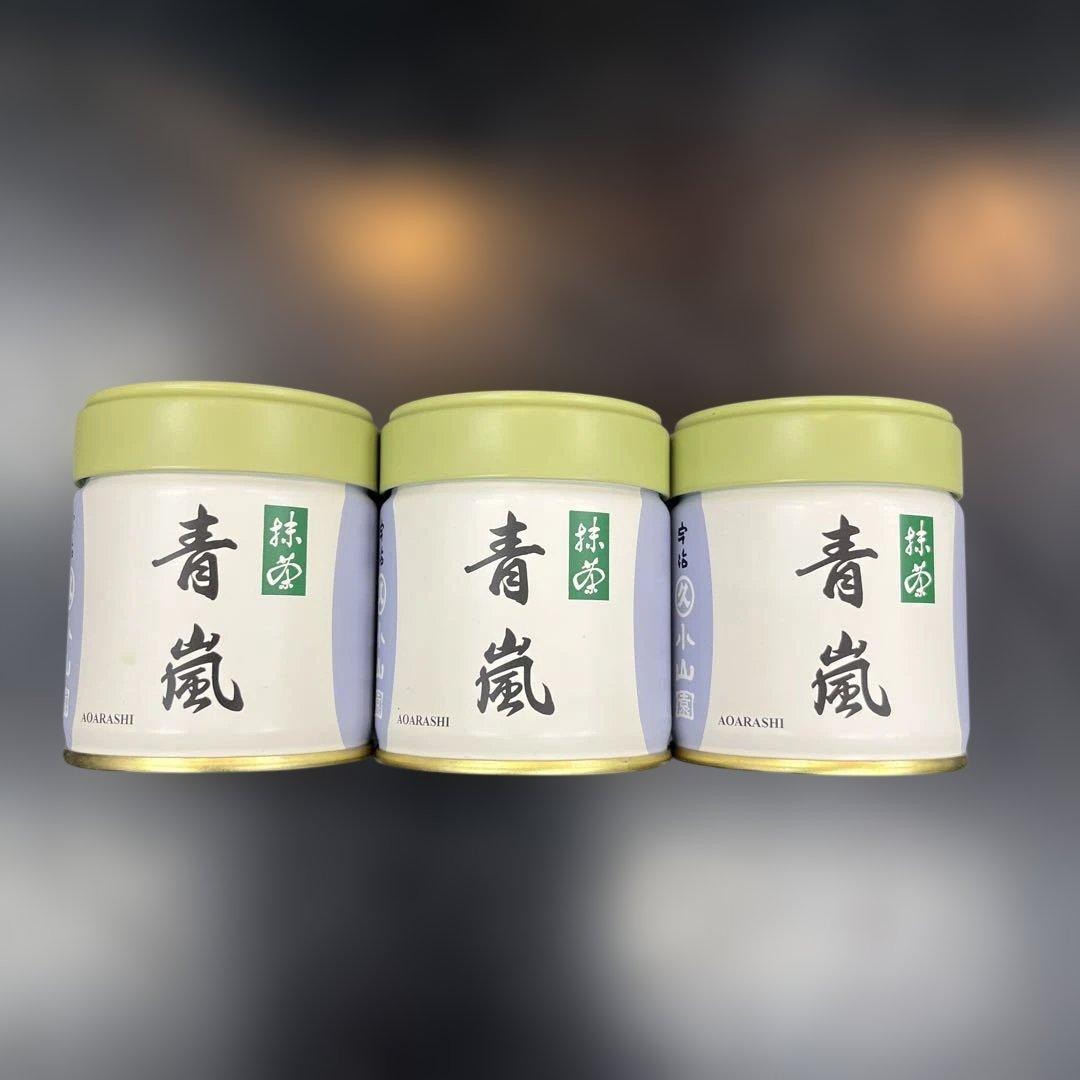 丸久小山園　青嵐 抹茶 3缶セット 抹茶 宇治 丸久小山園 青嵐 40g 缶詰（あおあらし） 薄茶 茶道 京都府