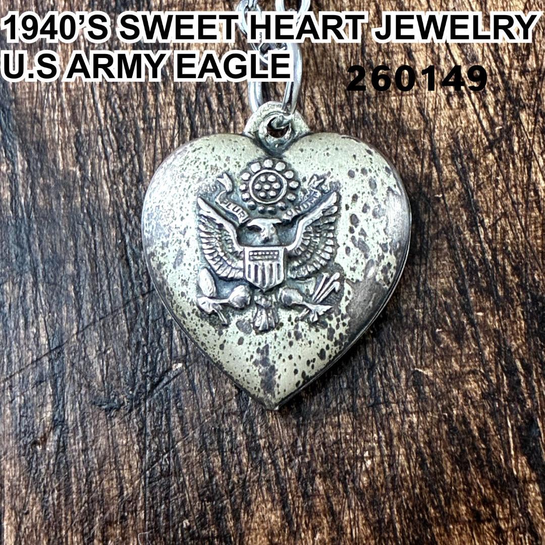 スウィートハートジュエリー陸軍 白頭鷲 イーグル シルバーヴィンテージネックレス