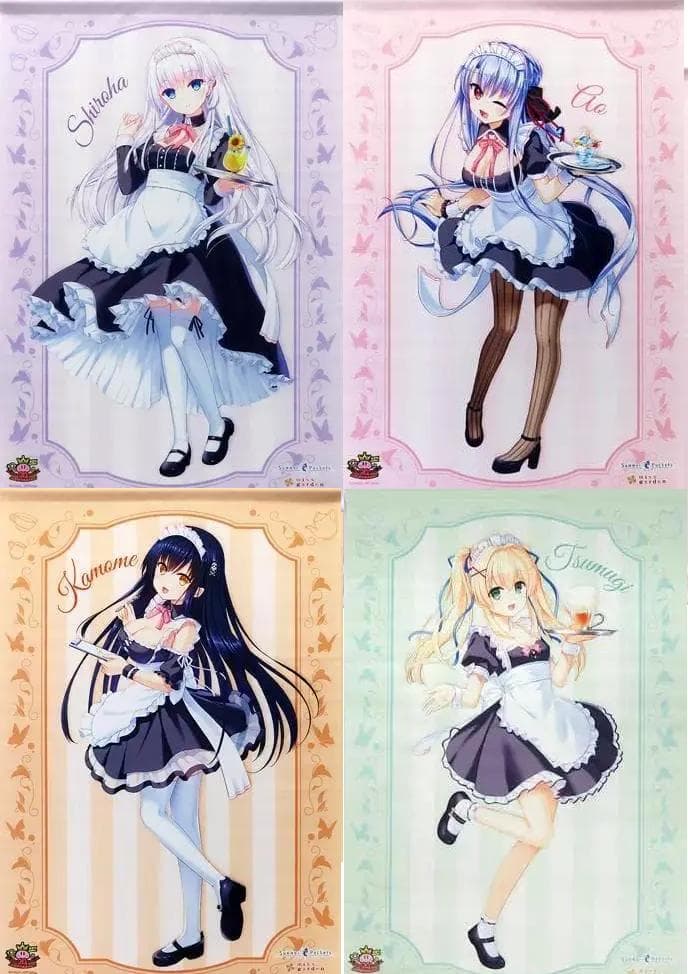 A2タペストリー　４本まとめ売り　ミックスガーデン