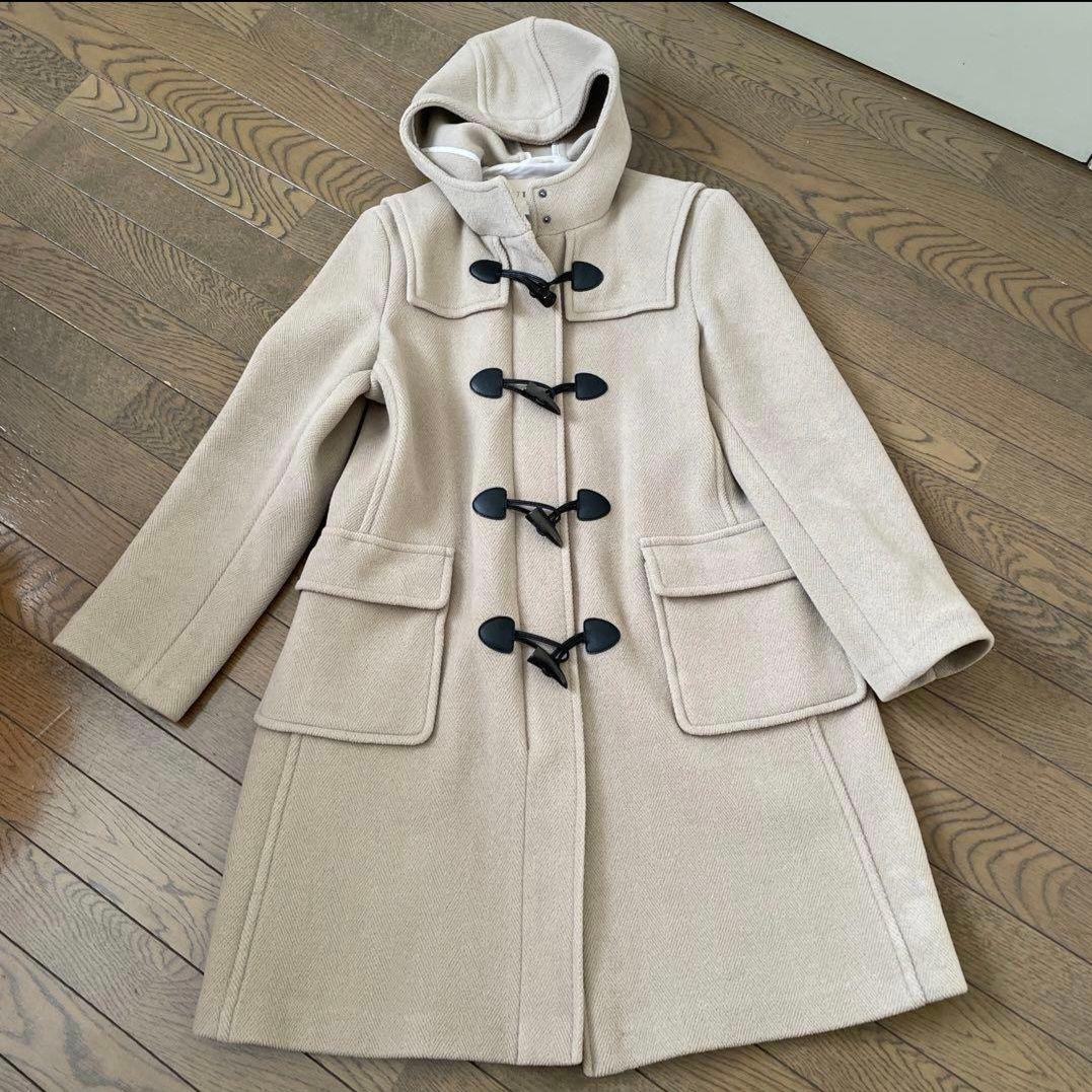 バーバリーダッフルコートグレーサイズ12