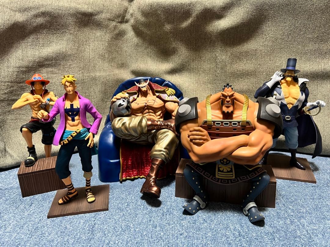 一番くじワンピース 白ひげ海賊団　B賞C賞D賞Ｅ賞ラストワンフィギュアセット