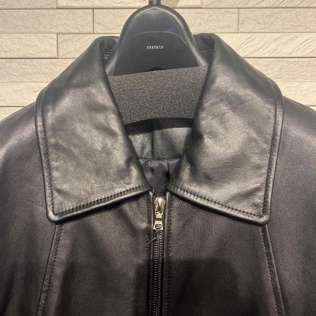 sssteinシュタインレザーLEATHERZIPSHORTJACKET - メルカリ