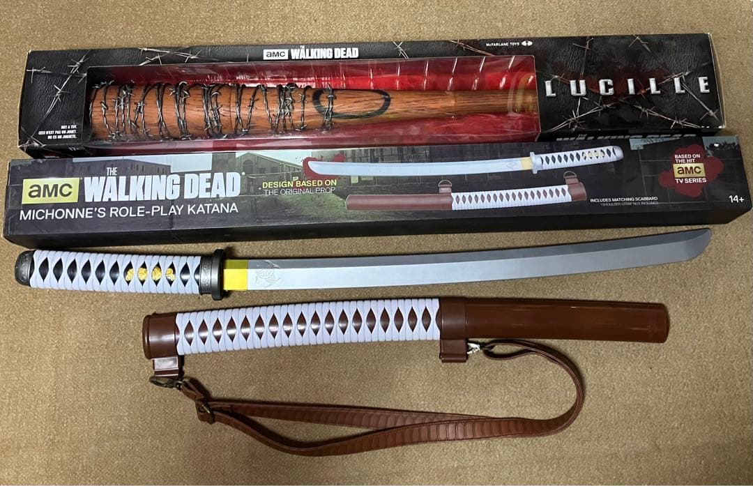 ウォーキングデッド　ミショーン　刀　ニーガン　ルシール　ウォーキング　デッド あのウォーキング・デッドの公式グッズで、ミショーンの模造刀が販売