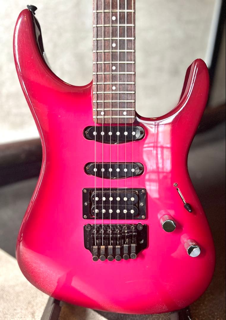 FERNANDES FR-55 フェルナンデス エレキギター ピンク