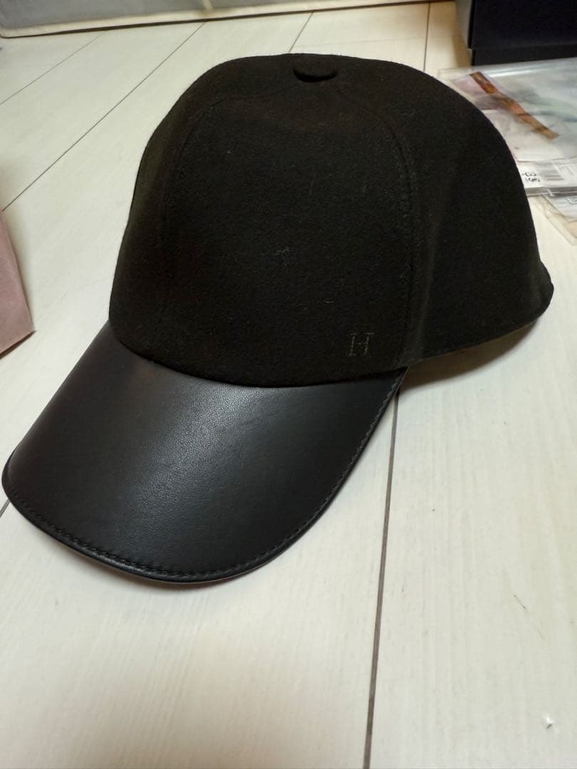 HERMES ブラックキャップ 57