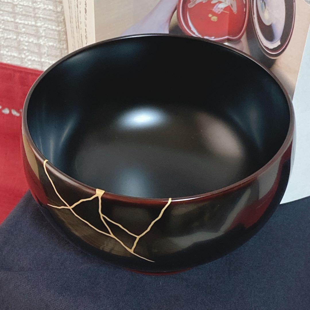 輪島塗 】 金継ぎお椀
