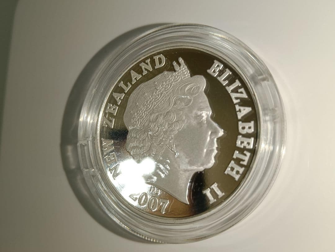 ☆掘出し物☆2007年 1ドル 純銀 プルーフ銀貨 アオラキ/マウント