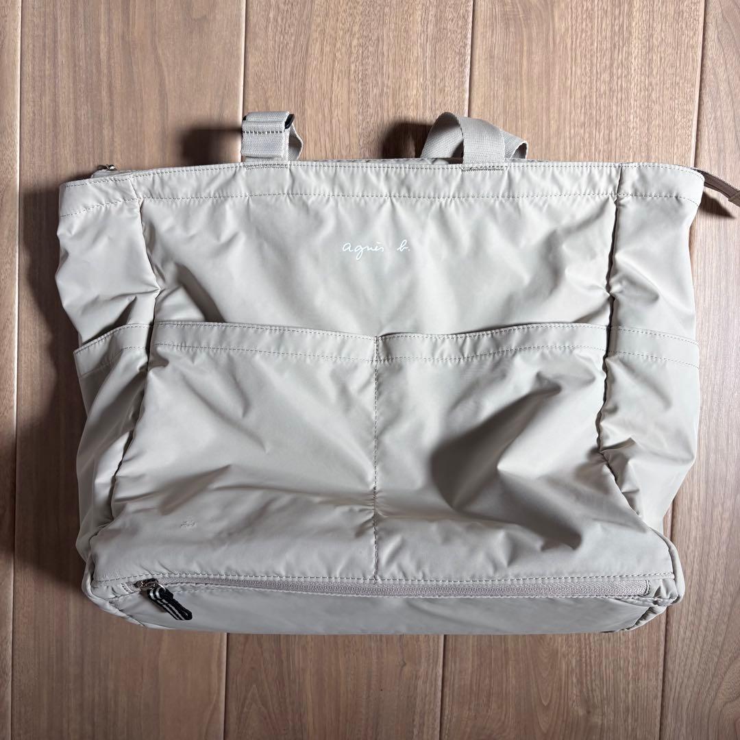 ロゴ ペアレンツバッグ マザーズバッグ / agnès b. agnes b.（アニエスベー） マザーズバッグ ロゴ ペアレンツバッグ