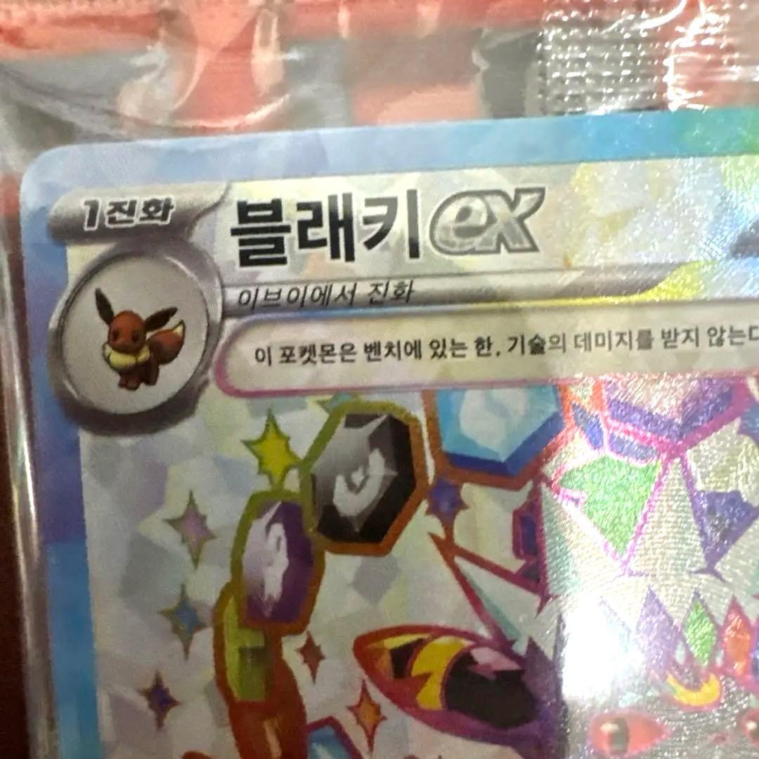 ブラッキーex ＆エーフィex 韓国限定 プロモ テラスタルフェスex