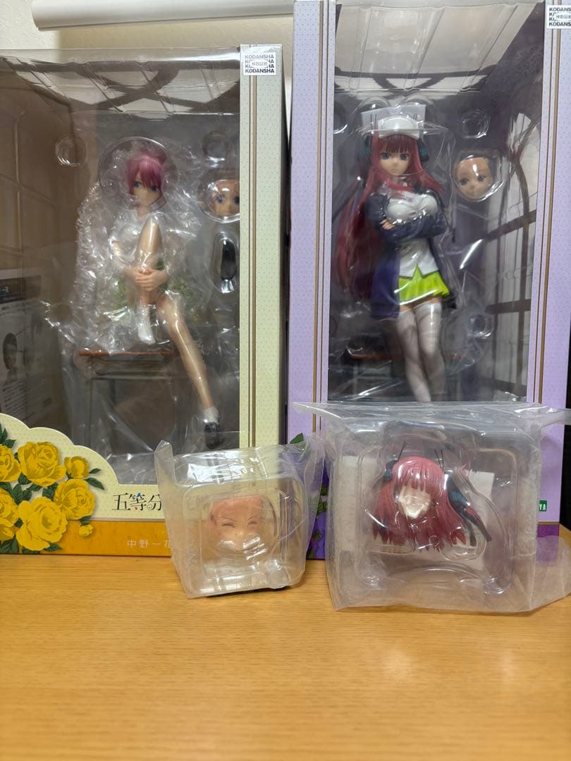 コトブキヤ　五等分の花嫁　五体セット Amazon | 壽屋 五等分の花嫁 中野五月 1/8スケール PVC製 塗装済み完成