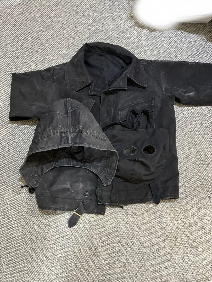 【値下げ】ソ連戦車兵用ワックスコットン防寒ジャケット