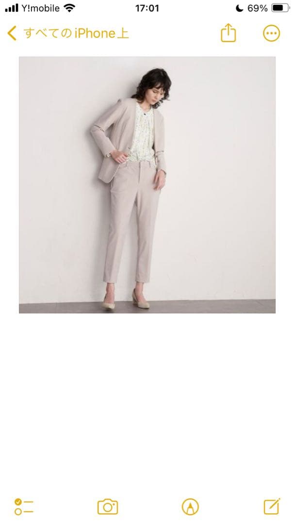 新品la.fパンツスーツ11号