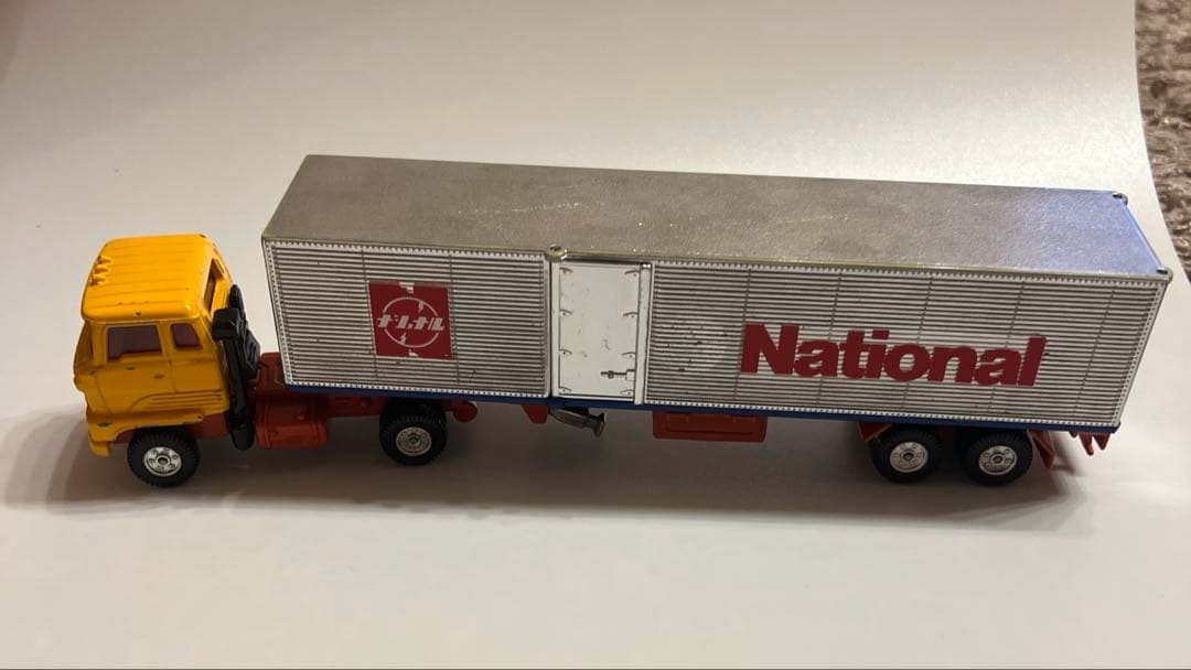 トミカダンディ　日野　セミトレーラー　パネルバン　現状品　昭和レトロ トミカダンディ 日野HEセミトレーラー パネルバン デコトラ トラック