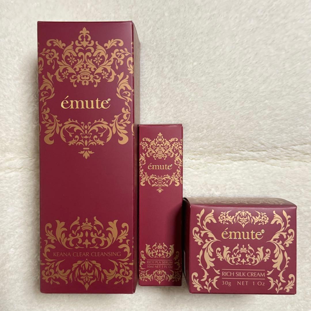 エミューテ クレンジング セラム 美容液 emute クリーム　セット