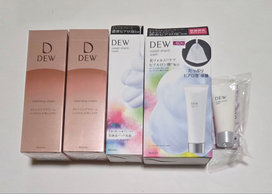 DEWクレンジングクリーム、 スイートシャンティウォッシュ セットａ