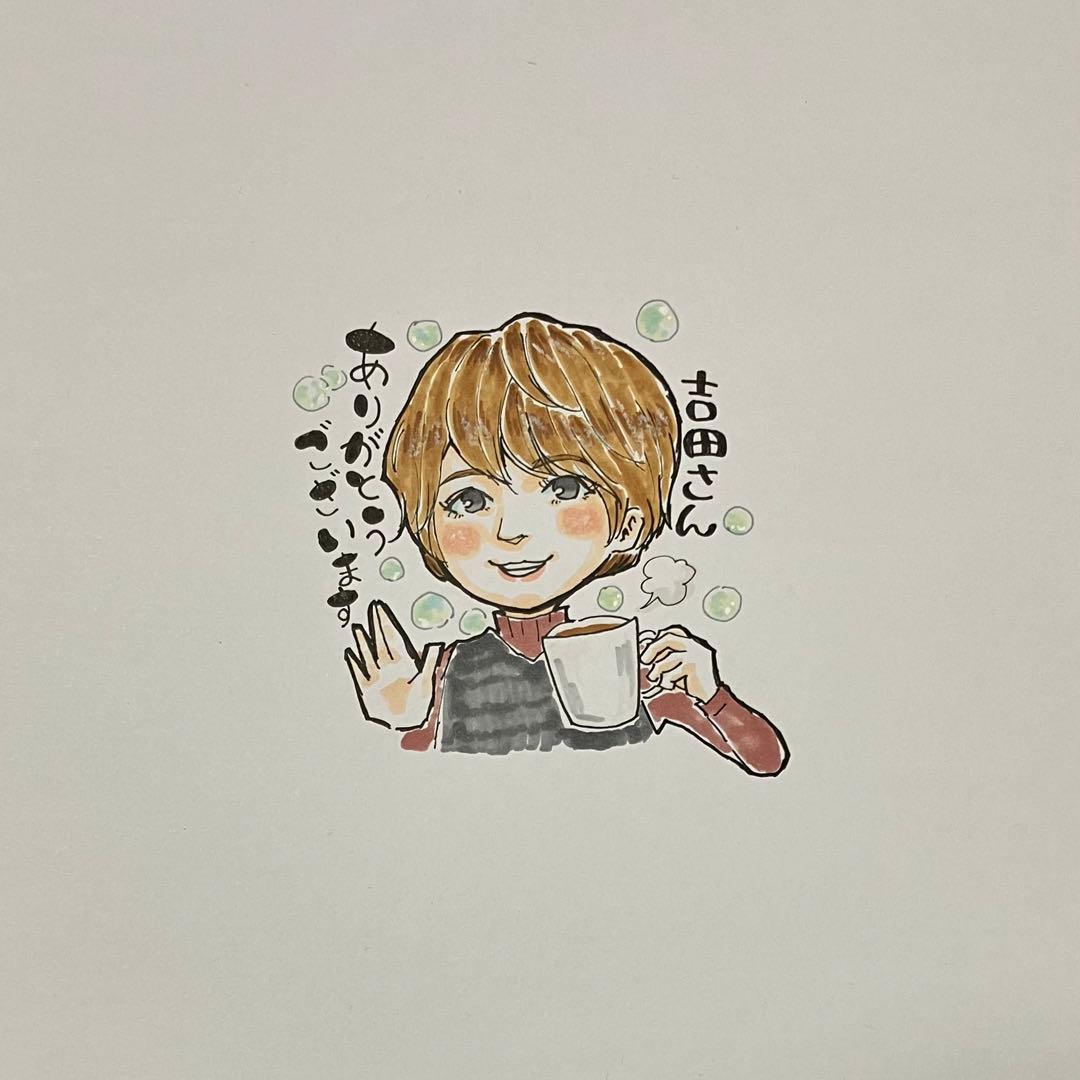 Rin様専用オーダー似顔絵 色紙寄せ書き2枚 - メルカリ