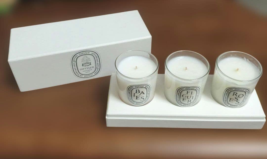 diptyque ミニキャンドル コフレ 70g×3個セット
