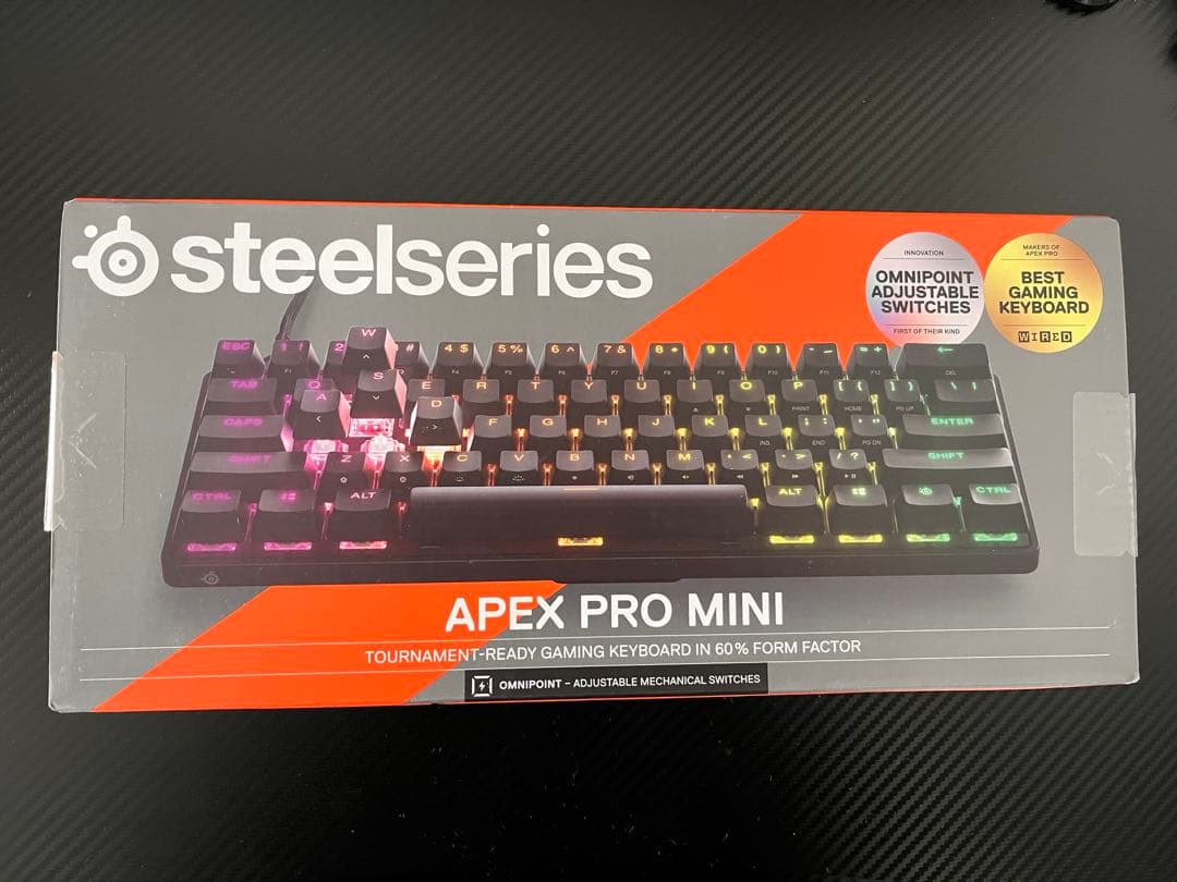キーボード steelseries APX PRO MINI SteelSeries 64820J Apex Pro Mini ゲーミングキーボード |エディオン