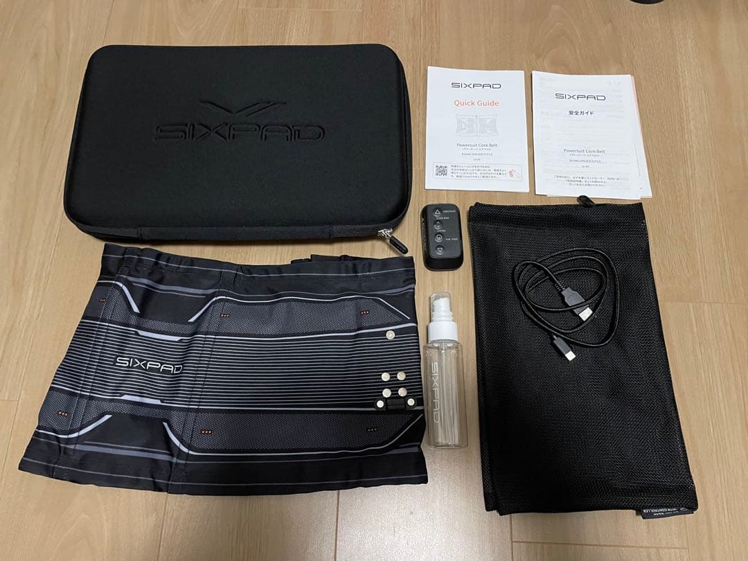 SIXPAD パワースーツコアベルト SE-BT Mサイズ 付属品・ケース付き SIXPAD パワースーツコアベルト Mサイズ - メルカリ