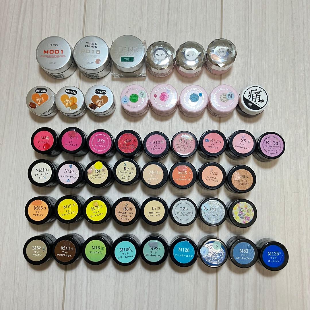 ミスミラージュ パラジェル TRINAジェルまとめ売り　カラーチャートセット