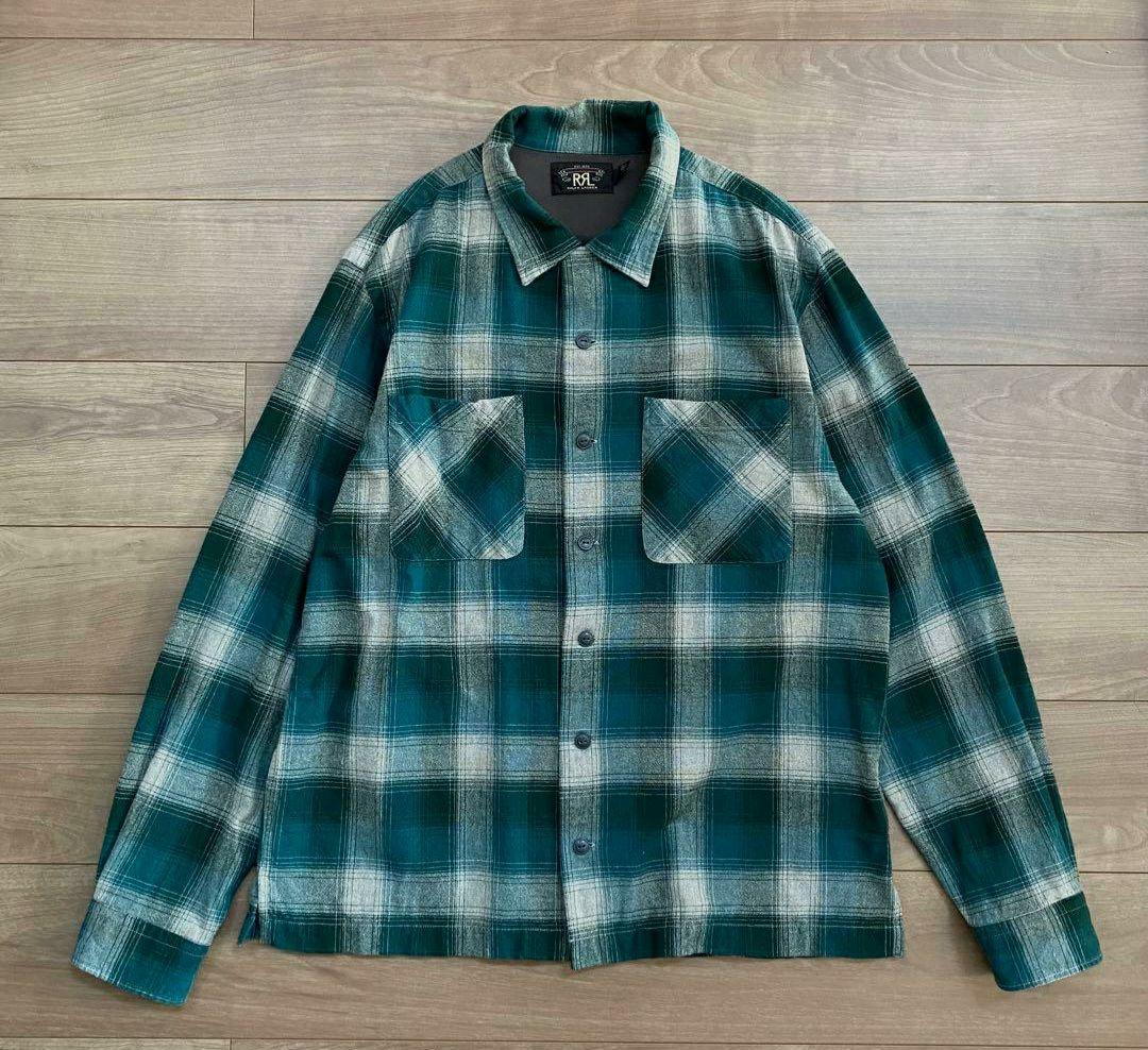 RRL　ダブルアールエル　フランネルネルシャツ