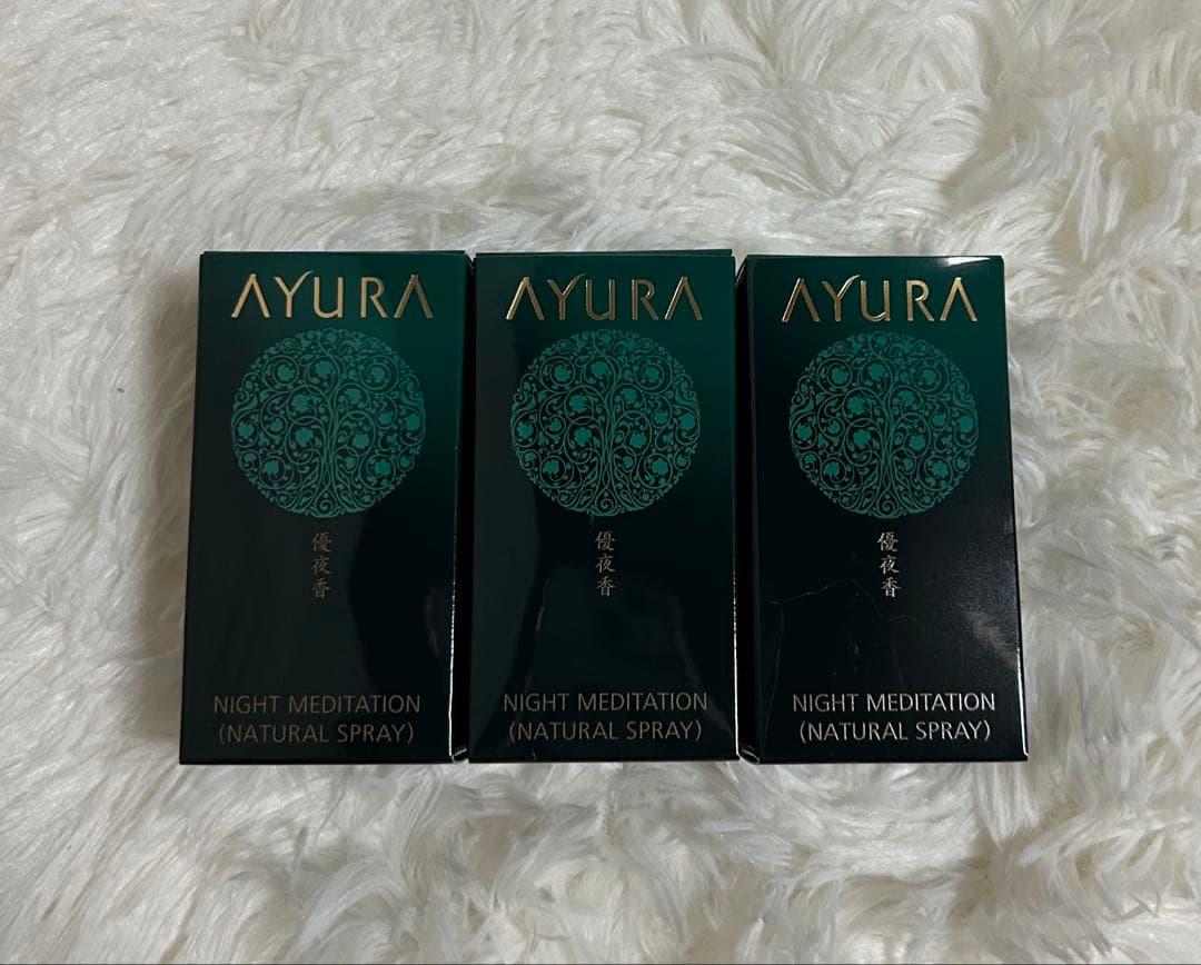 新品 アユーラ ナイトメディテーション ナチュラルスプレー パヒュームコロン