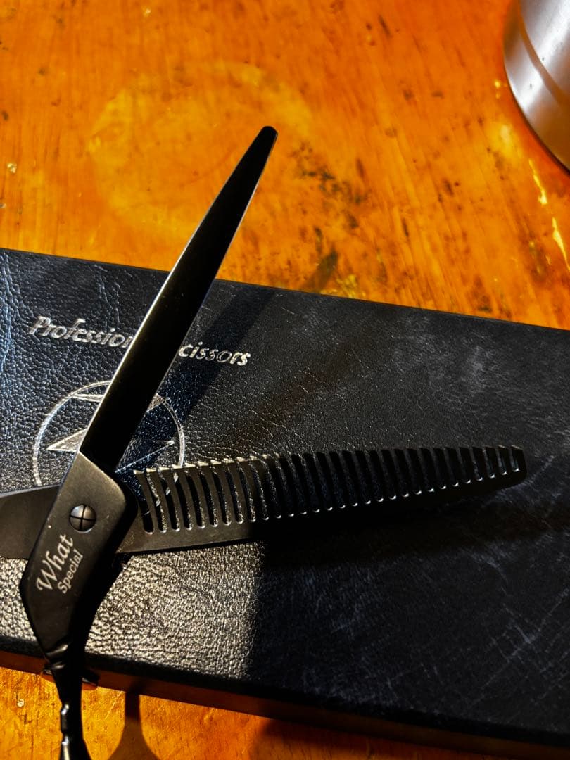 Mork シザー what special マットブラック セニング 特殊加工品 - メルカリ