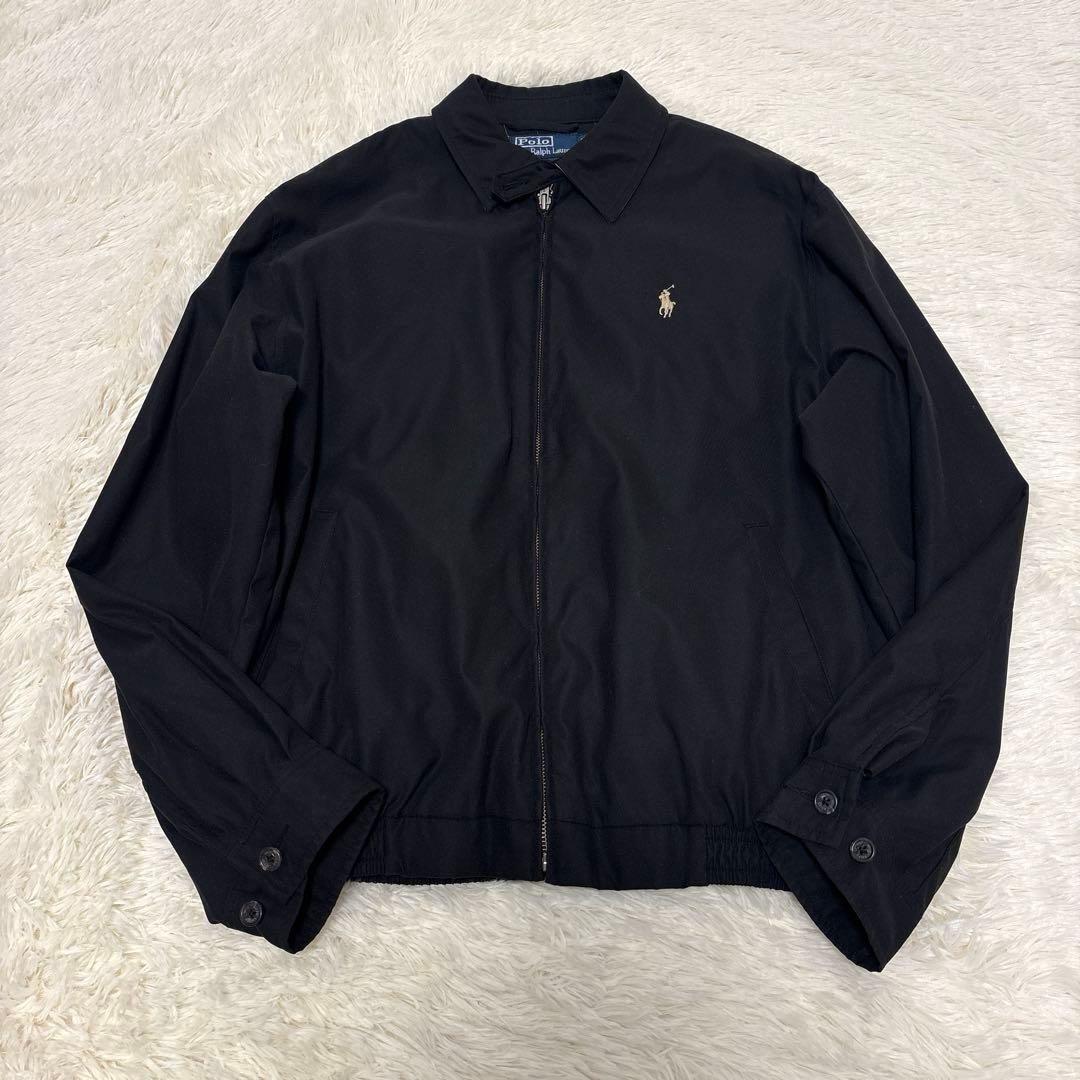 ▪️POLO by RALPH LAUREN 90s スイングトップジャケット　黒