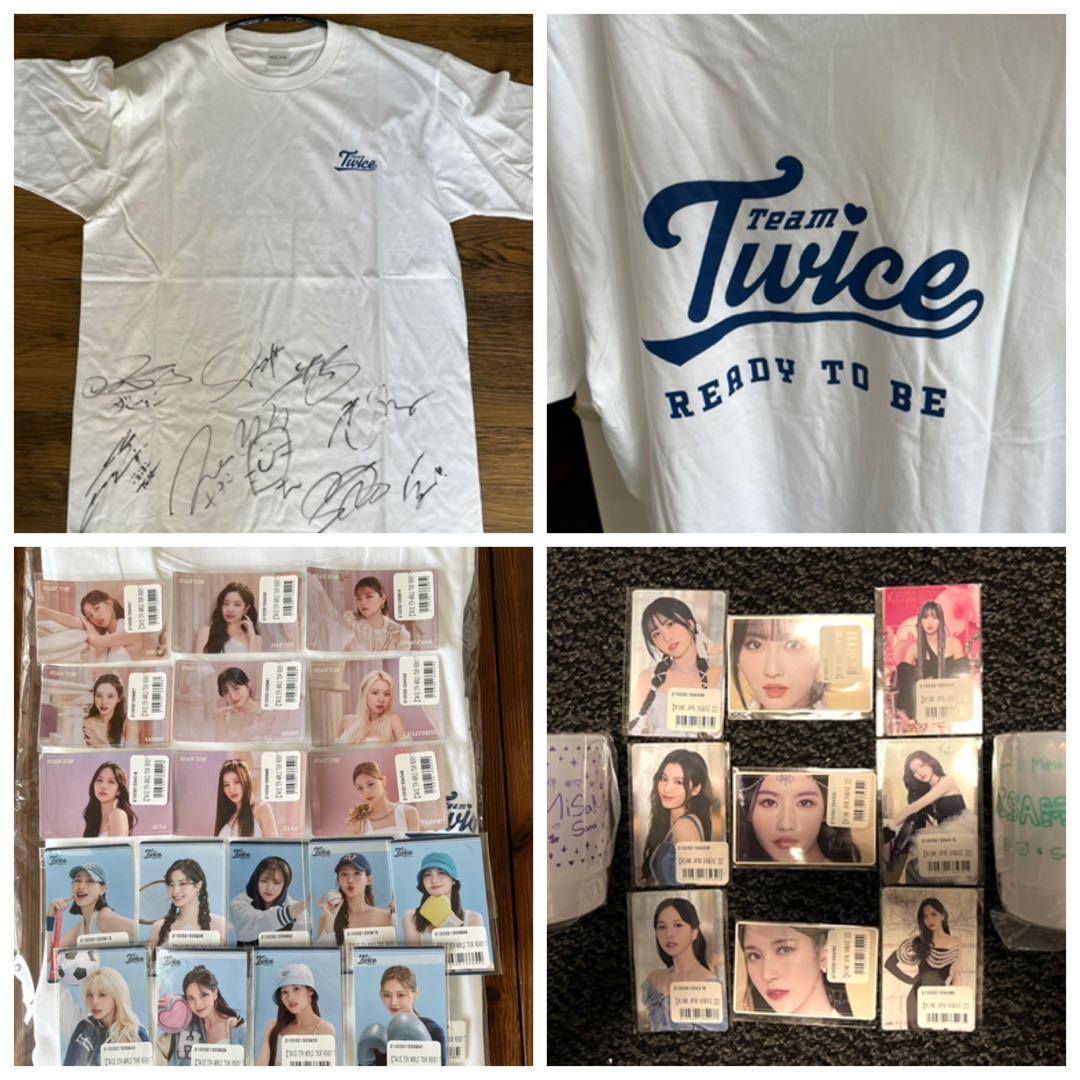 Twice READY TO BE オンラインくじ C賞 サイン入り Tシャツ - メルカリ
