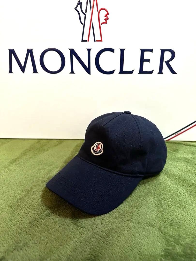 MONCLER ネイビー キャップ　モンクレール
