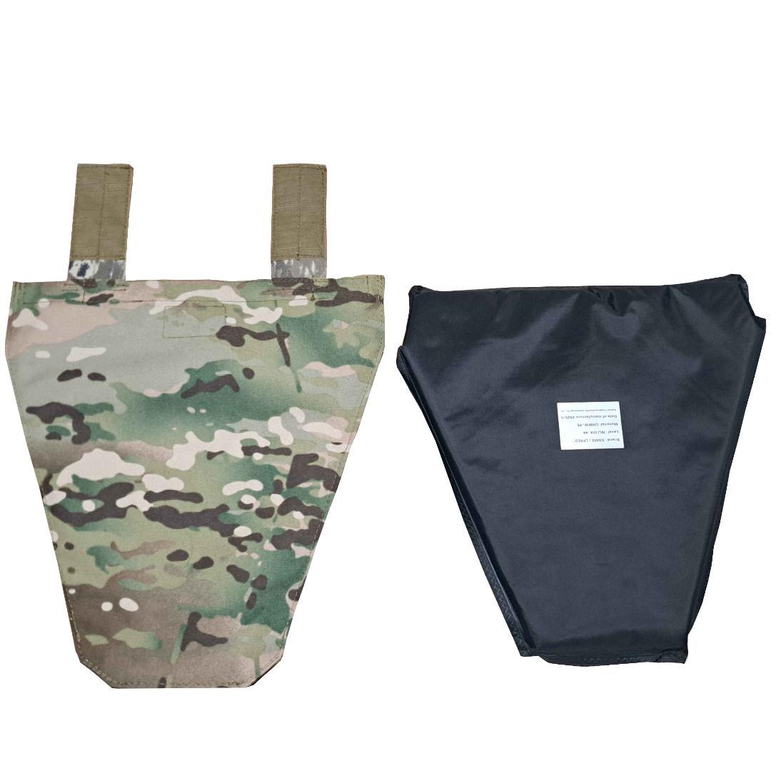 B プレキャリ用 実プレート入りグローインアーマー マルチカム迷彩 NIJ 3A