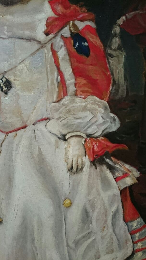 ベラスケス 油彩模写F50 117×92㎝ フェリペ王子 - メルカリ