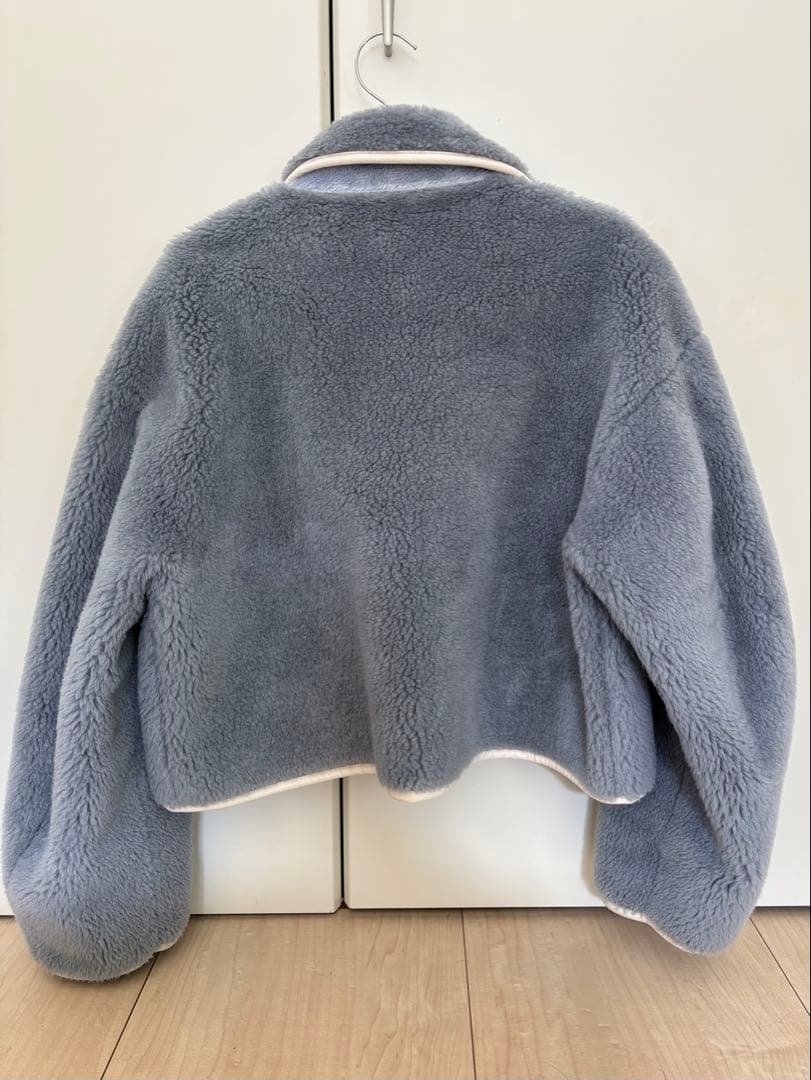 NOIRNINE ヌアールナイン フェイクファー ダッフルコート ブルー