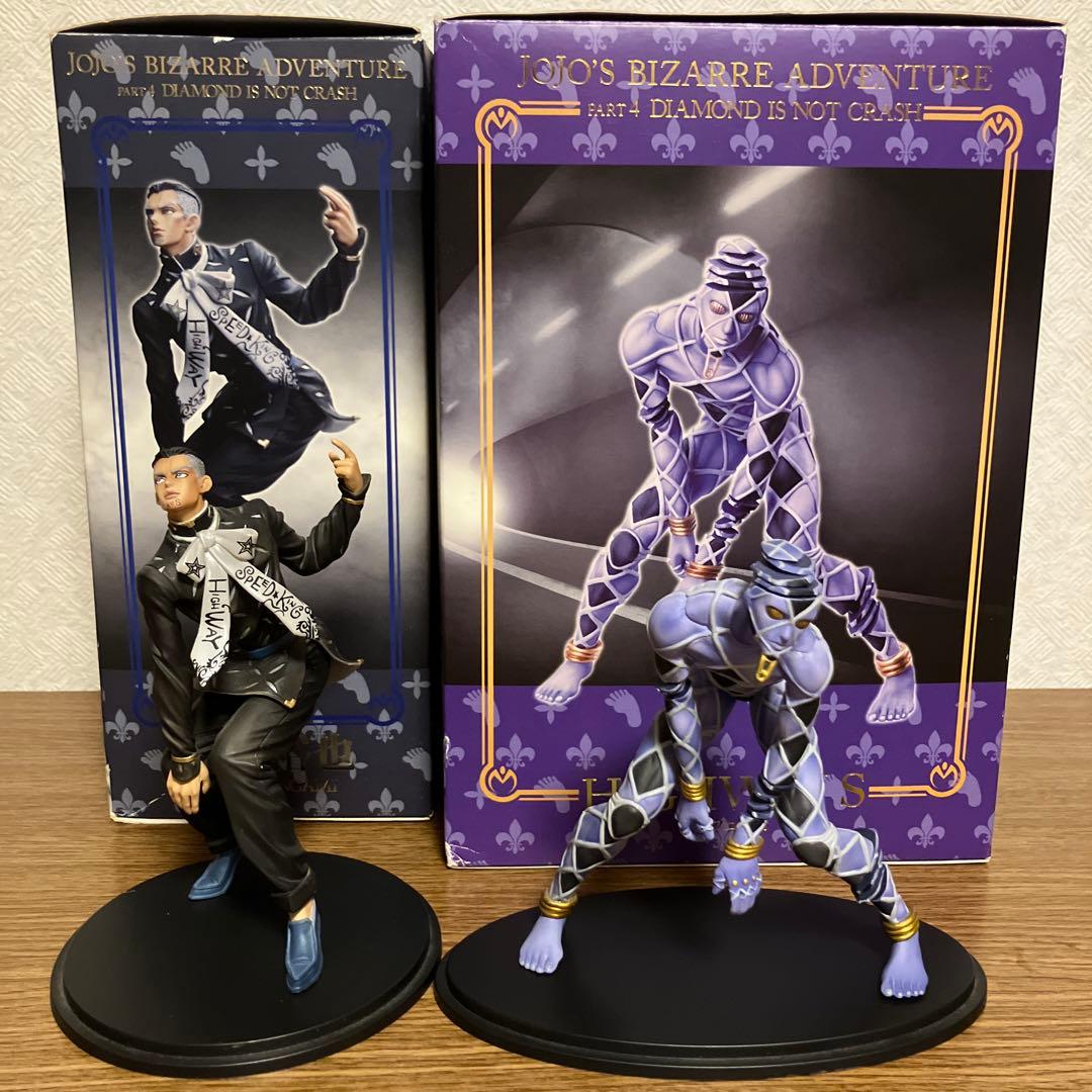 ジョジョの奇妙な冒険　スタチューレジェンド　噴上裕也　ハイウェイ・S 2体セット