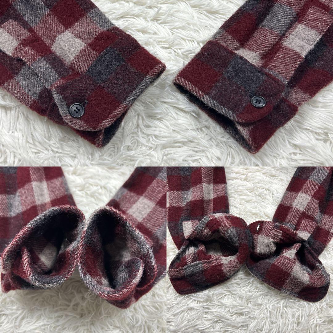 70s 白タグ 美品 ウールリッチ CPOシャツジャケット バッファロー