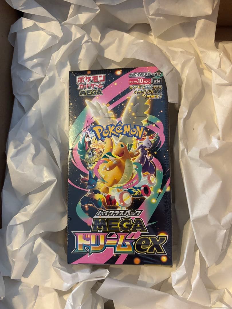 ポケモンカードゲームMEGAドリームEX BOX シュリンク付き