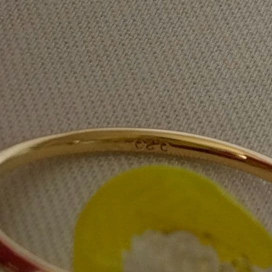 うーしゃん様専用】 シャンパンカラーダイアモンド 18KYGスターリング