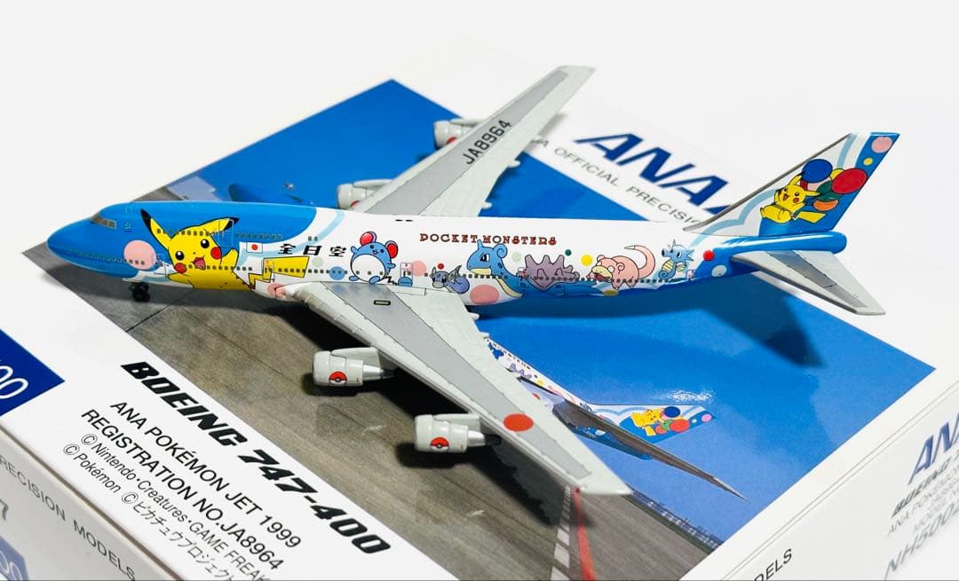 全日空商事 1/500 B747-400 ANAポケモンジェット1999 - メルカリ