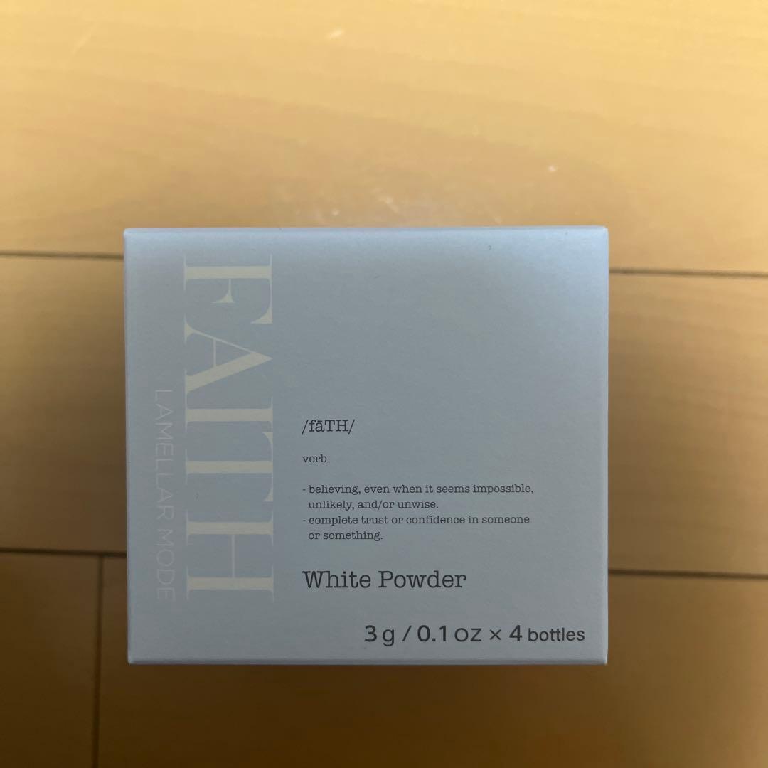 ラメラモード　ホワイトパウダー〈美容液〉3g×4本 FAITH ラメラモード ホワイト パウダー 3g×4本 LAMELLAR MODE 美容液