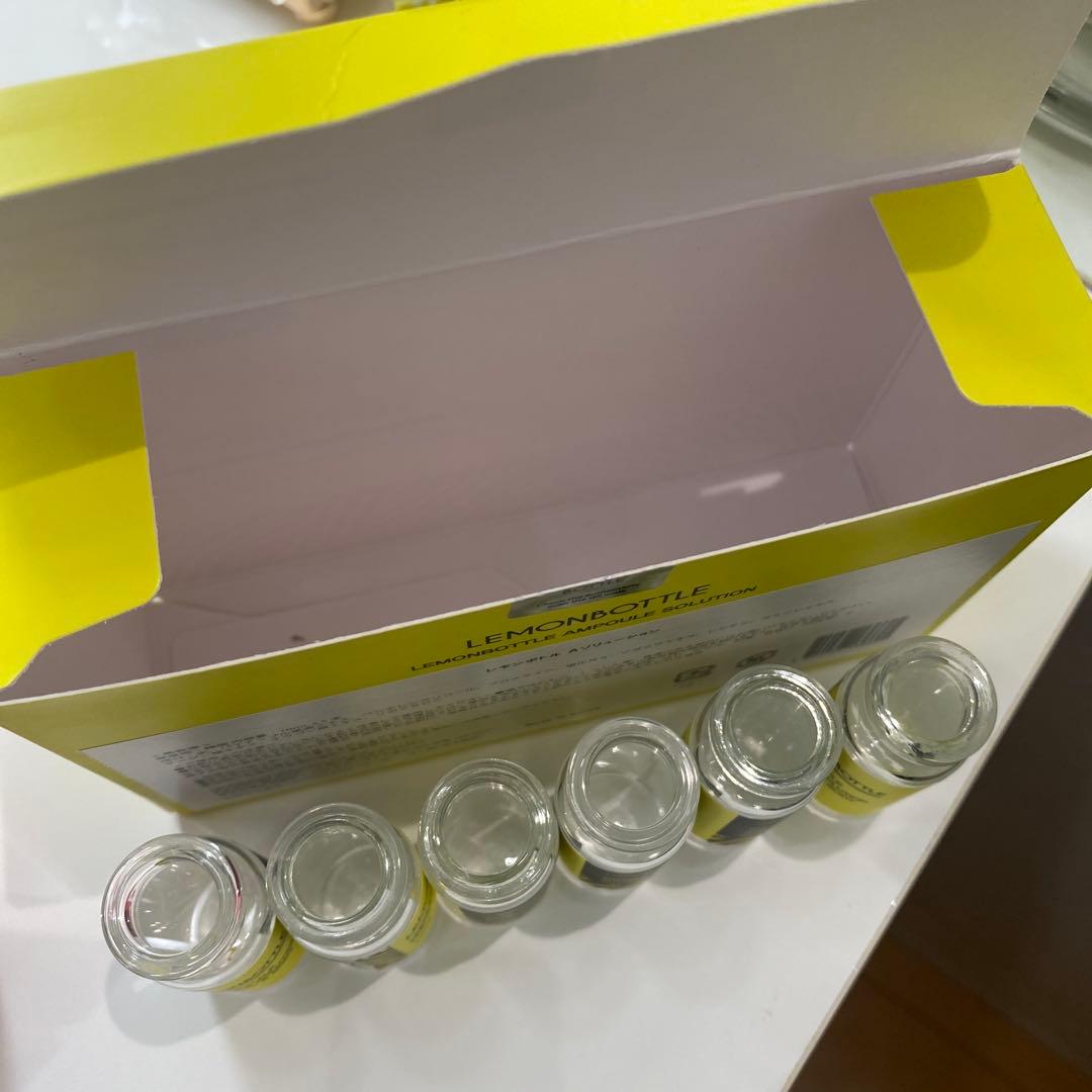 LEMONBOTTLE 空アンプル ボトル50本入り空き箱1箱プレゼント