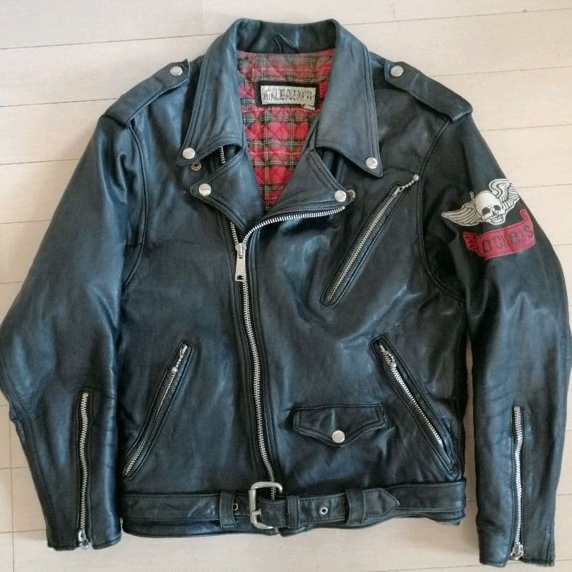 ライダースジャケット レザー RRL ビンテージ ロック 666 甲本ヒロト