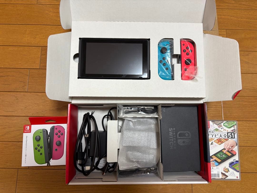 Nintendo Switch Joy-Con付き　アソビ大全カセット付き 楽天市場】【無料ラッピング対応】Nintendo Switch(有機ELモデル) Joy