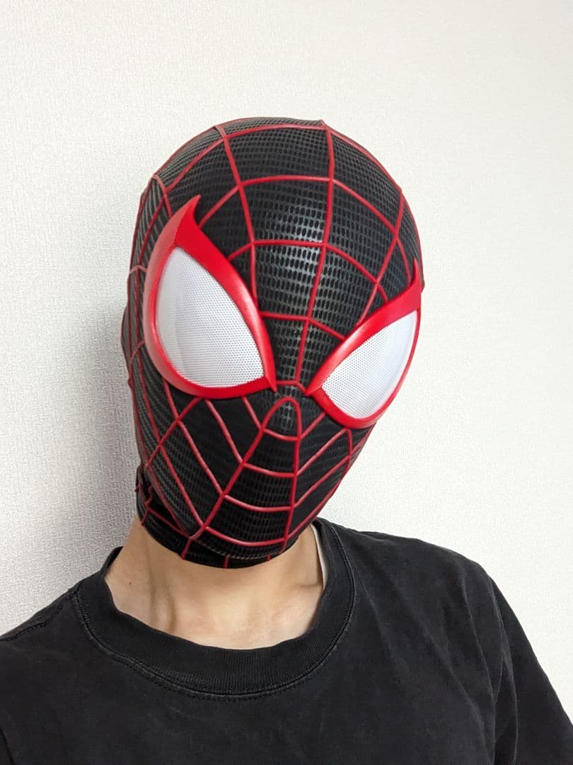 応募ページ】マイルズ版 スパイダーマン コスプレ マスク - メルカリ